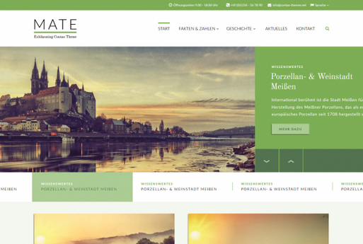 Screenshot MATE Theme für Contao